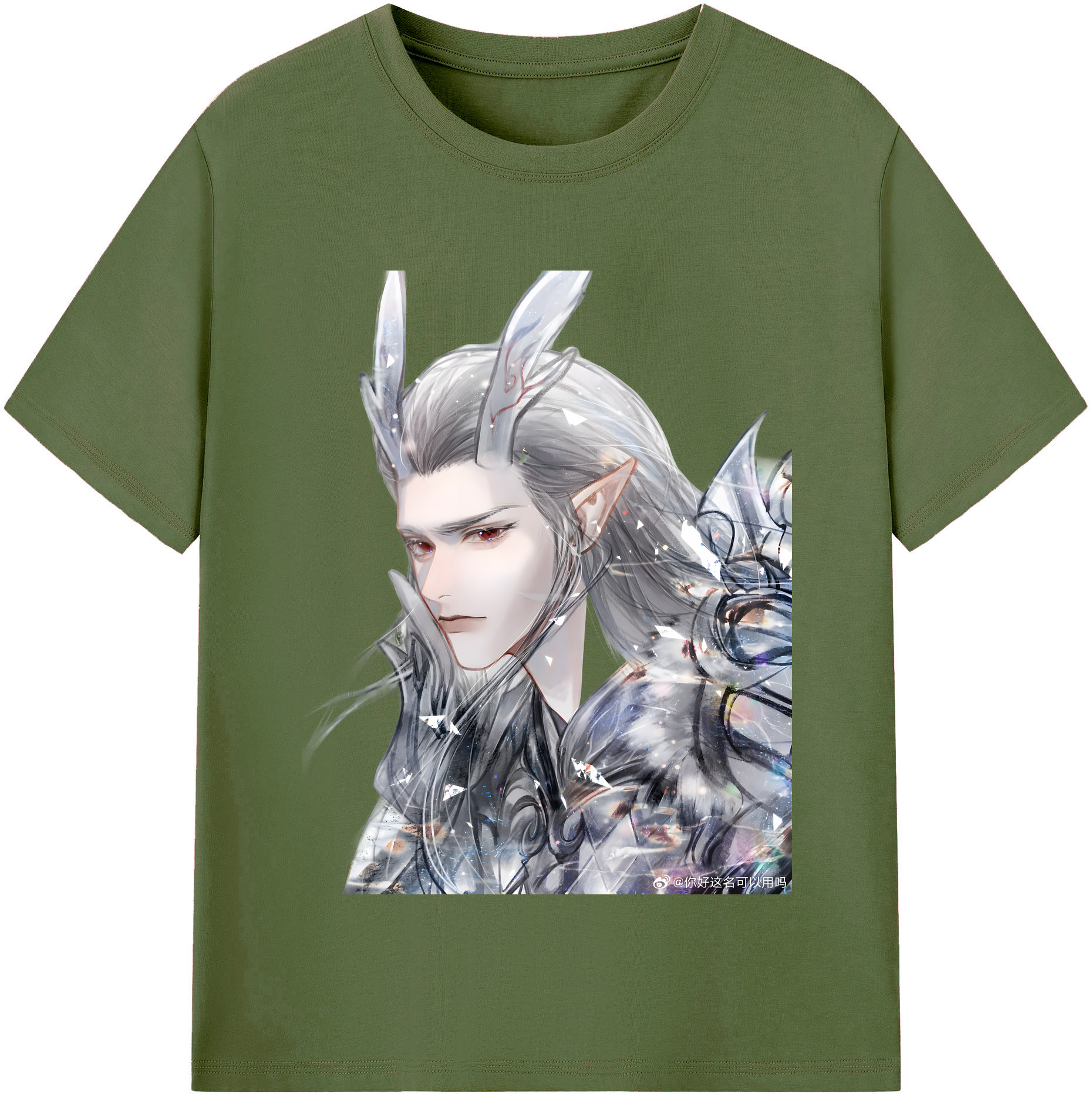 （画像用） Ne Zha 2 ナタ 魔童の大暴れ 綿100％半袖Tシャツ（フロントプリント）